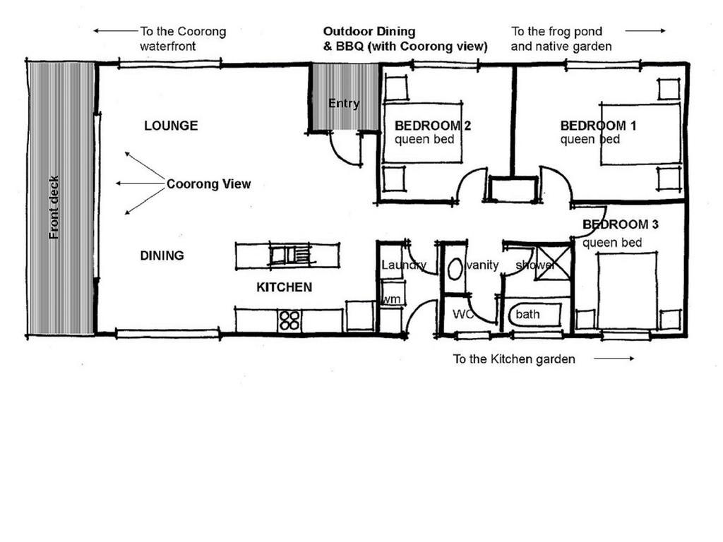 Coorong Waterfront Retreat Holiday home